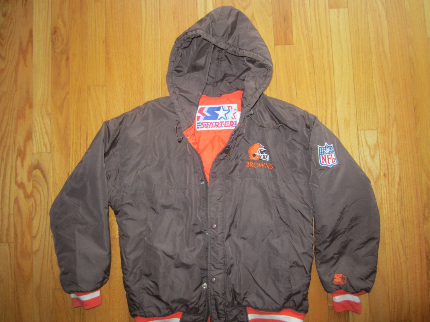 Vintage Cleveland Browns Starter Jacket Winter by