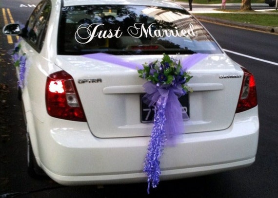 Custom Just Married Signs