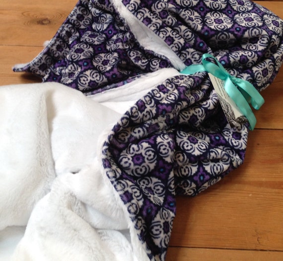 Minky Blanket large size by VickersBlankets on Etsy