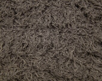 Grey Oyster Curly Alpaca Faux Fur Backdrop Photography Prop - Photo Prop- Newborn Nest