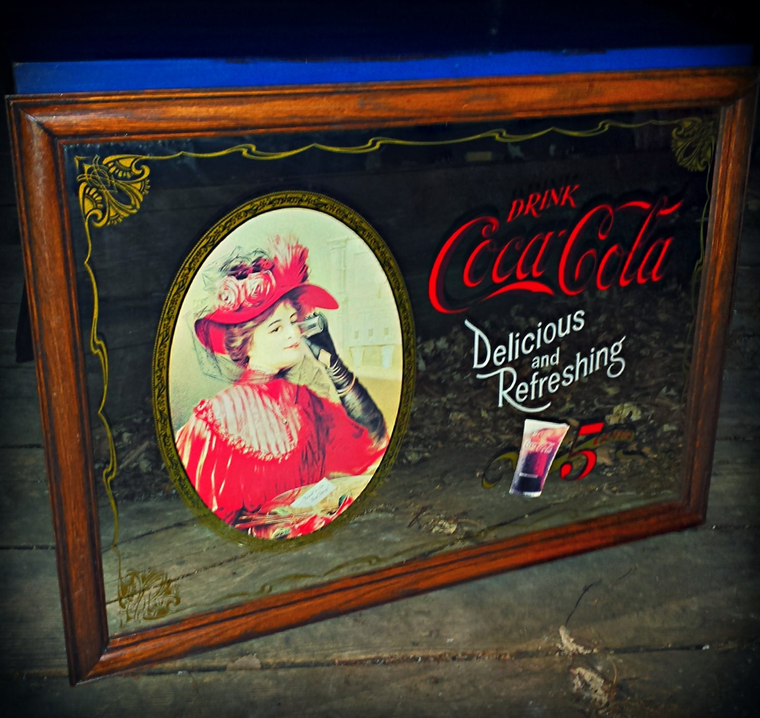 Vintage Coca Cola Mirror 40