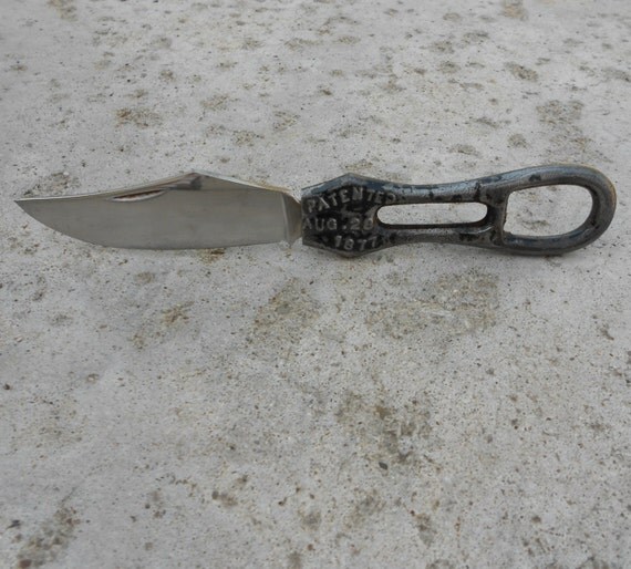 Knife Handle 1877 Cast Iron Detachable Knife Or by ViolasTreasure