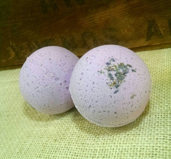 LAVENDER BABY POWDER Bath Bomb Relaxing and Soothing Bath
