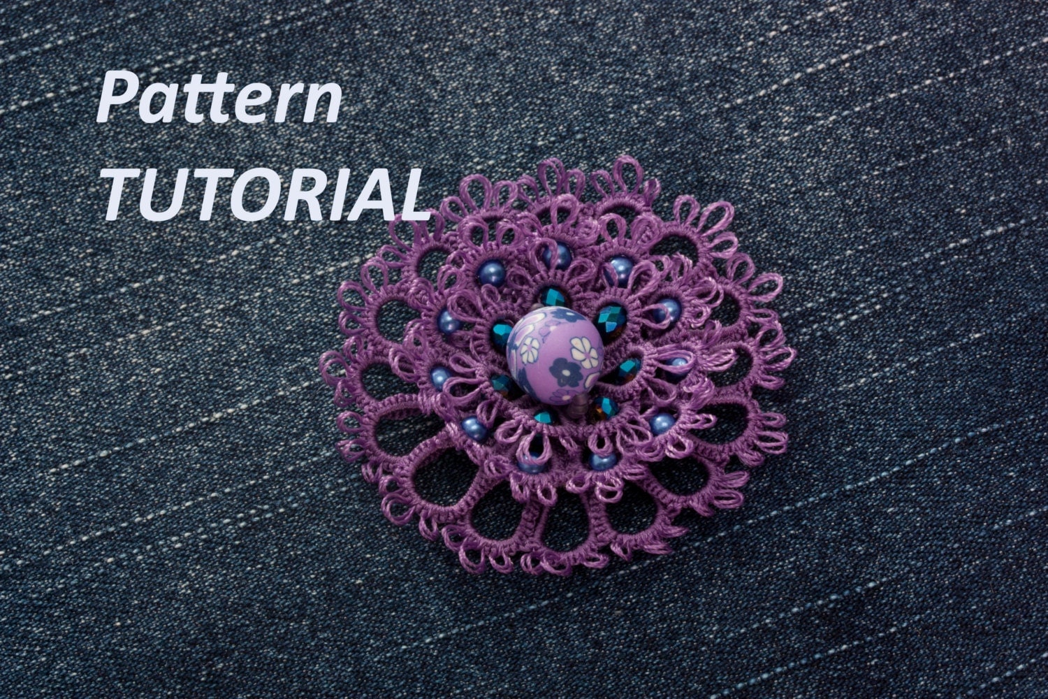 Tatting. Patterns and tutorial PDF Frivolite lace tatting