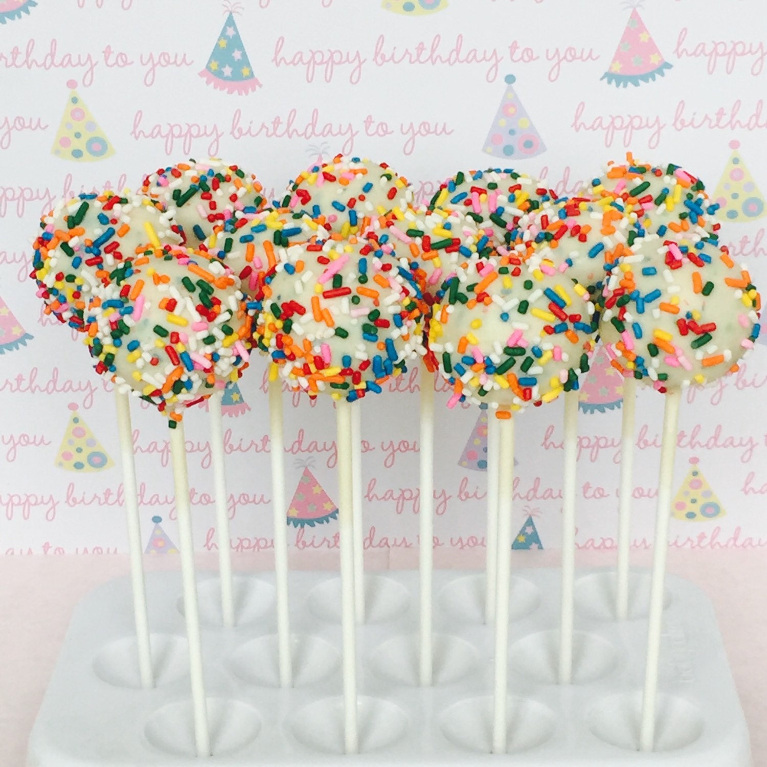 Sprinkle Cake Pops