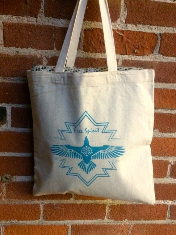 Free Spirit Tote Bag by YourDivine on Etsy