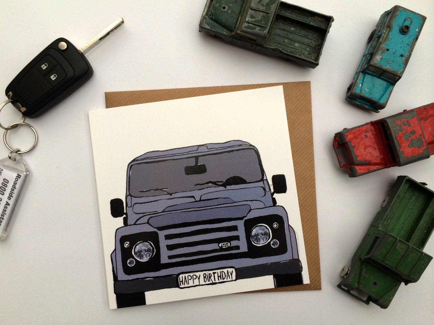 Land Rover Defender Birthday Card Collectors Car Classic
