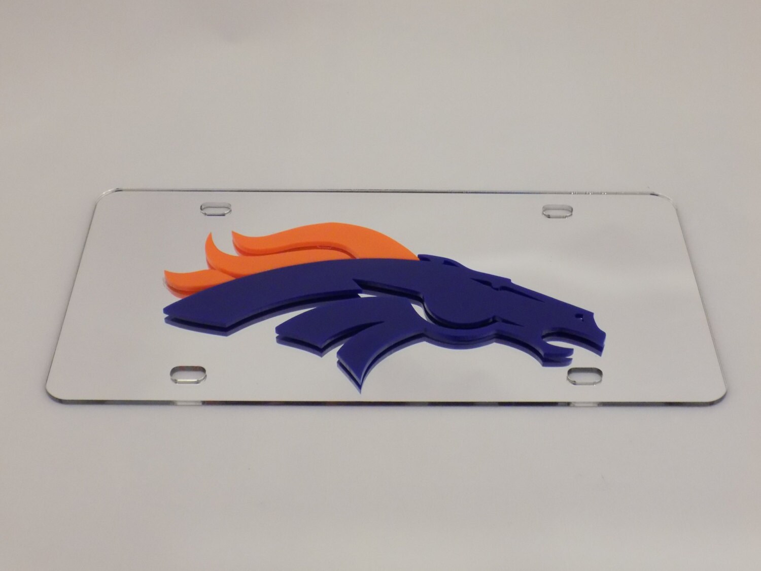 Denver Broncos Football laser cut acrylic mirror and/or