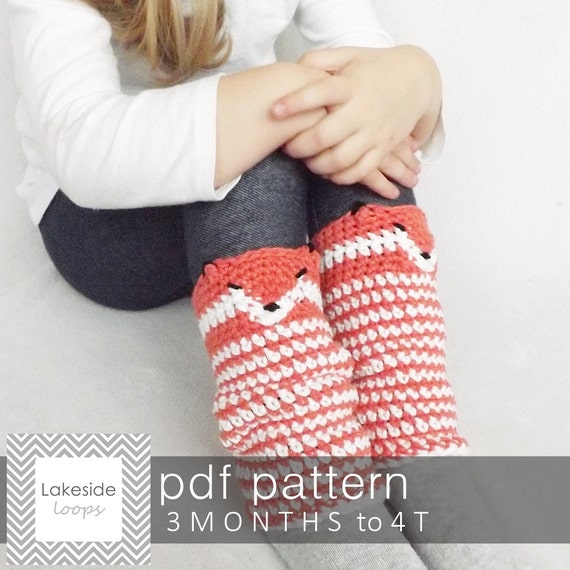 Crochet Pattern Aspen Animal Leg Warmers and by LakesideLoops