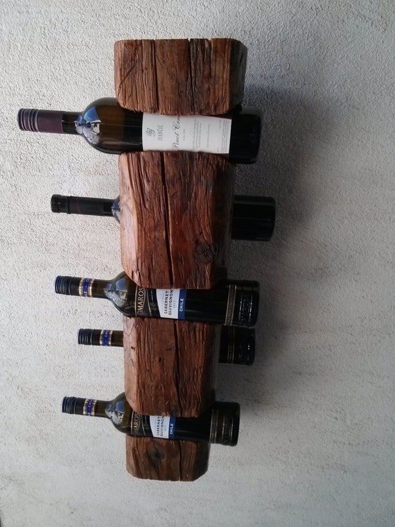 old wooden wine rack