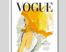 Articles populaires correspondant  affiches  vintage vogue  