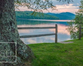 Down to the Lake - Vermont Landscape Photo Art Print