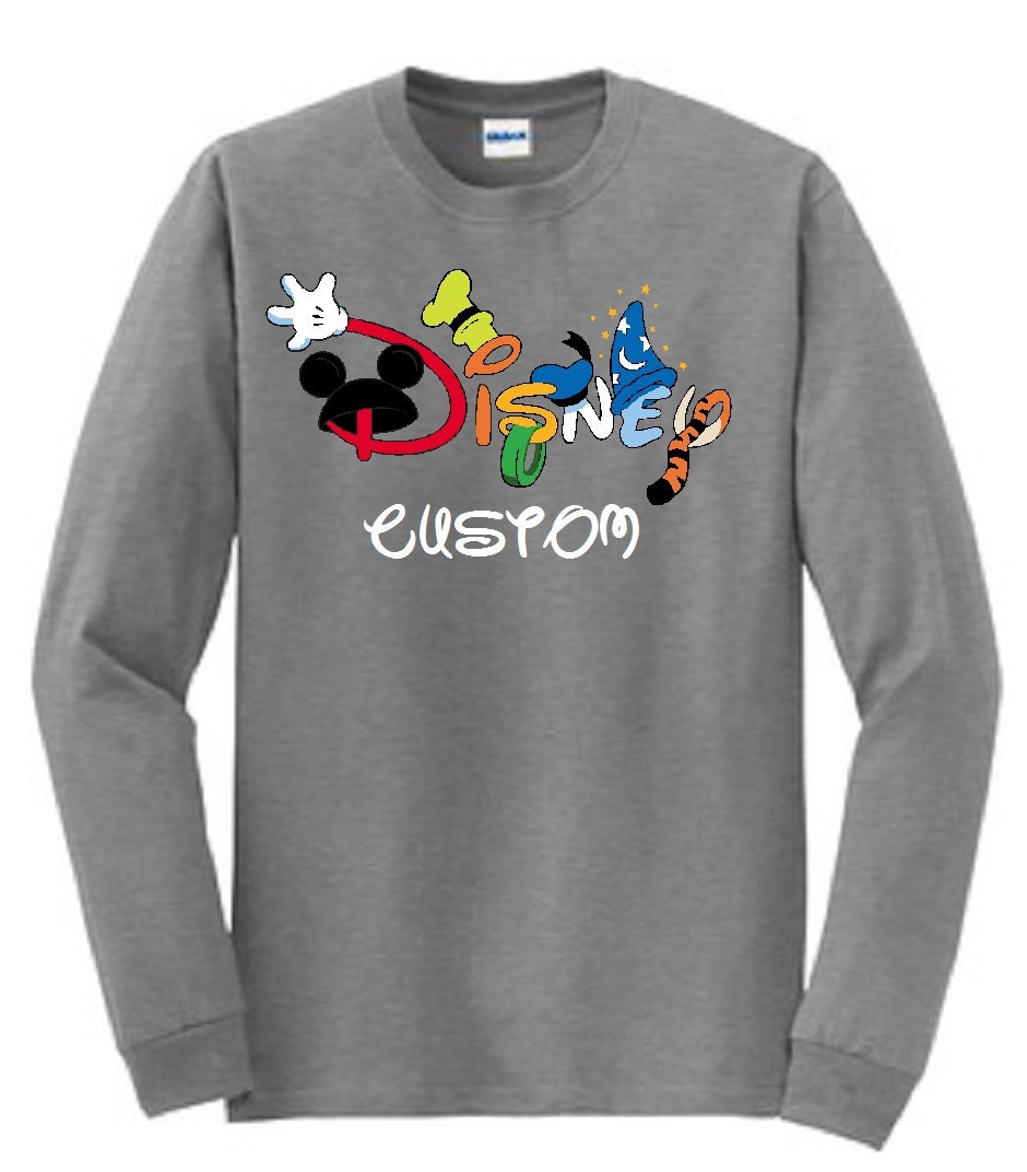 long sleeve disney tshirt