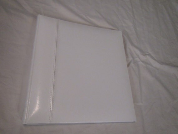 White Leather 50 page Album featuring by FabulousPhotoFavors