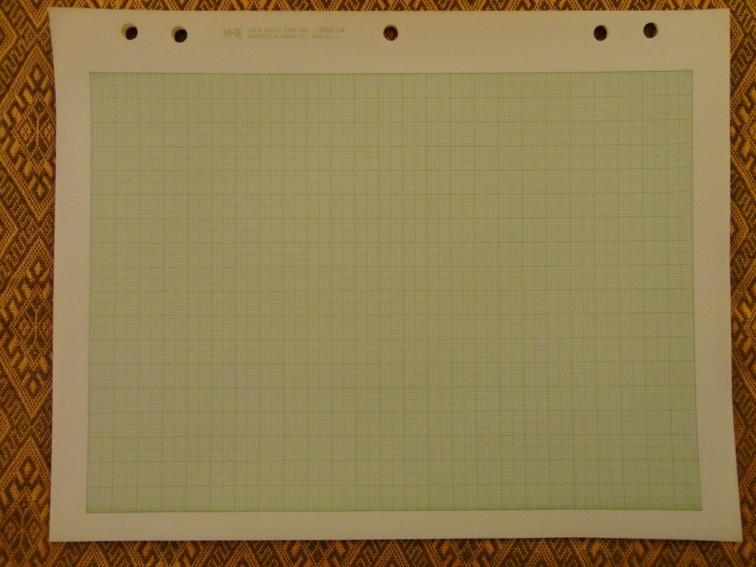 Square grid cross section graph paper K&E 35814 by TheGiddyGrid