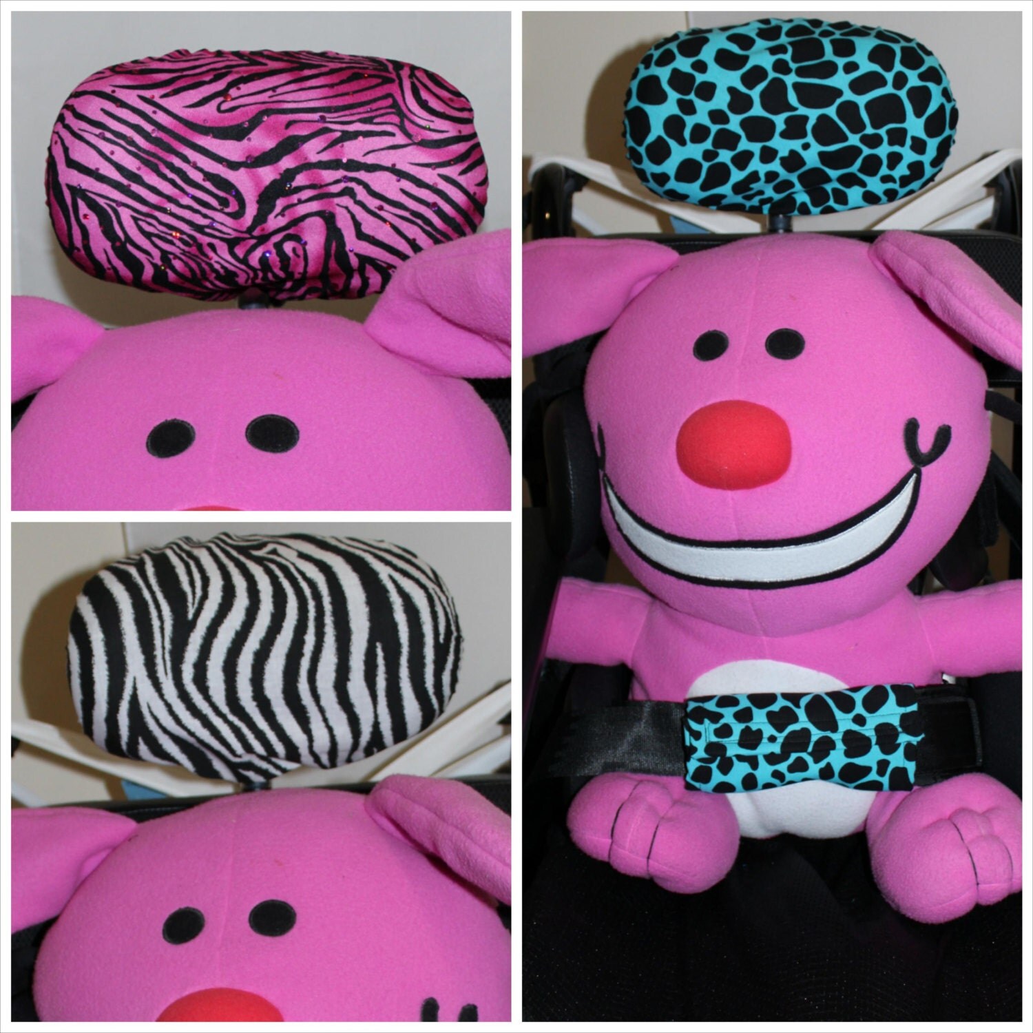 Styled Wheelchair Headrest Covers by myXpression on Etsy