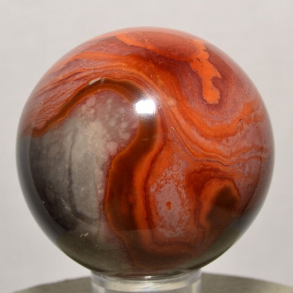 58mm Desert Jasper Sphere Polished Colorful Rare Reiki by HQRP
