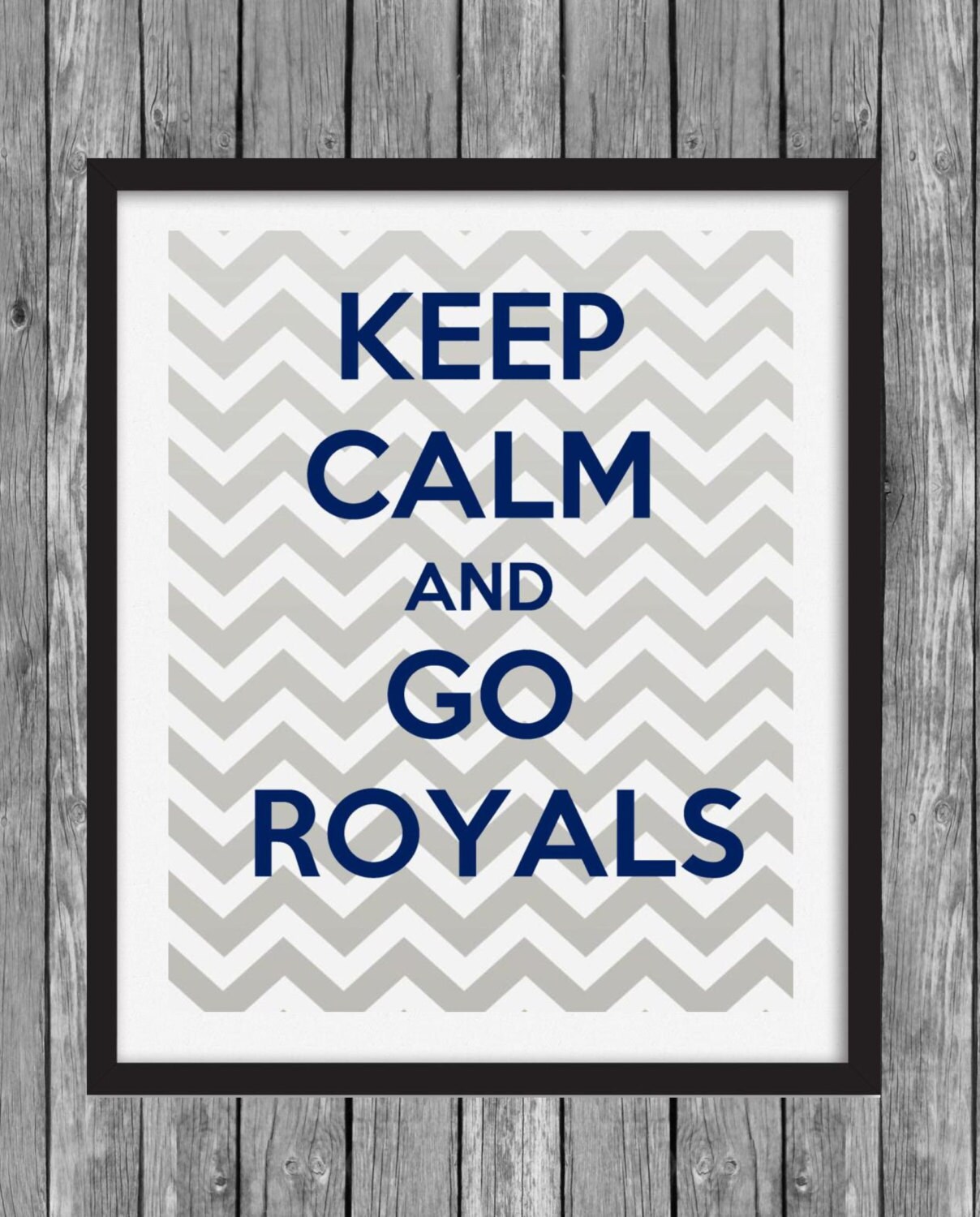 Kansas City Royals Print Keep Calm Wall Art DIY Printable