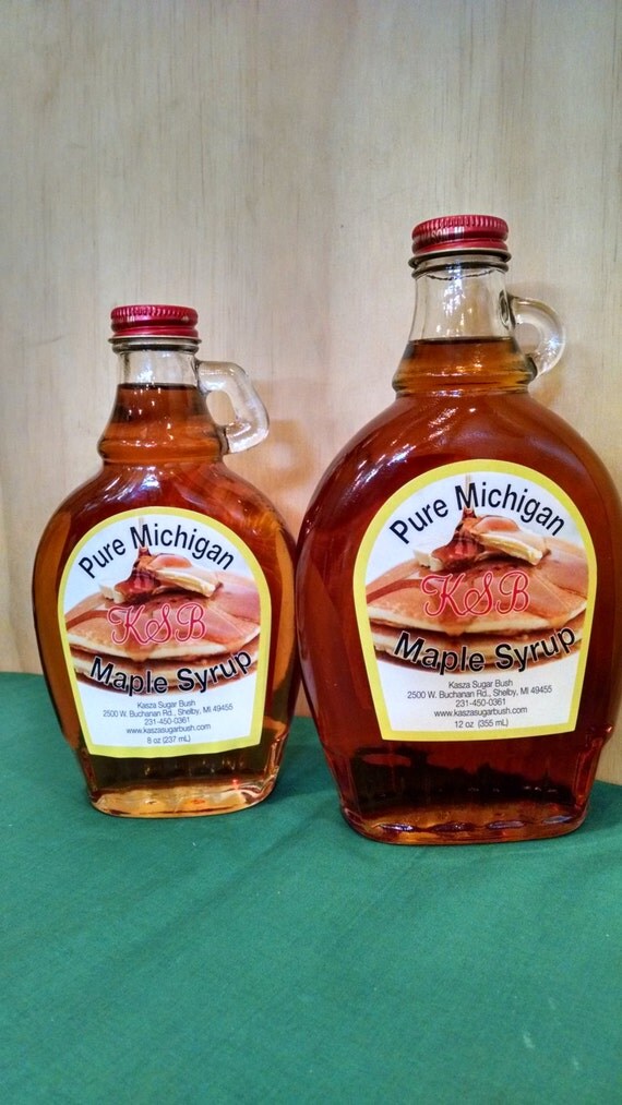 Pure Michigan Maple Syrup By Kaszasugarbush On Etsy 5093