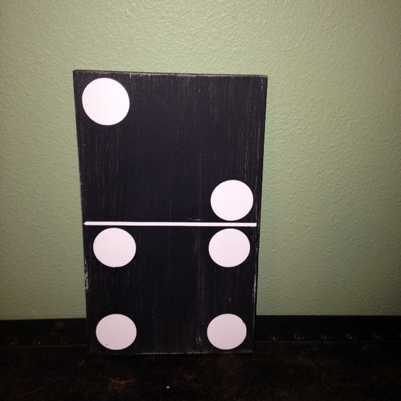 SALE Oversized Wooden Large DominoWall Art