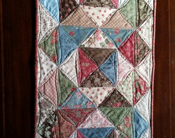 Triangulations Quilted Table Runner