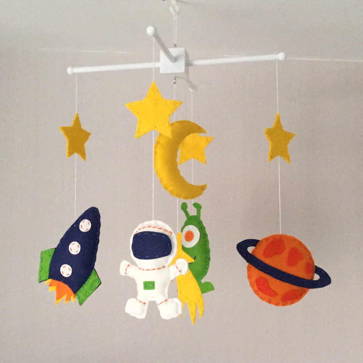 Space Mobile Baby Mobile Baby boy crib mobile Cot Mobile