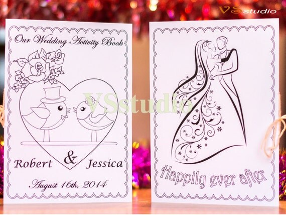 Cahier De Coloriage Mariage