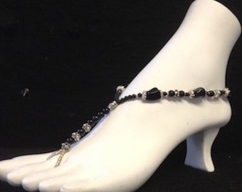 Handmade affordable, foot jewelry .What a SEXY,sparkly, way to jazz up ...