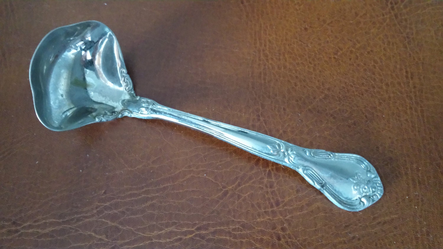 Vintage GODINGER Silver GRAND MASTER Gravy/Sauce Ladle 6 7/8″ Haute Juice
