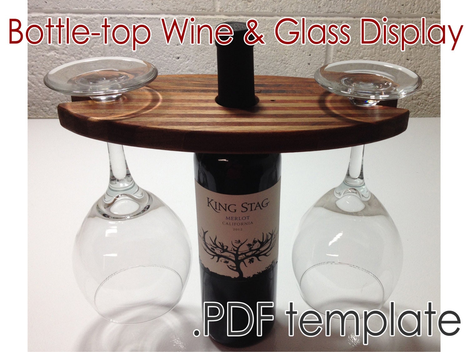 Instant Download Printable PDF Template Pattern For Wine