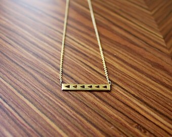 Popular items for bar pendant necklace on Etsy