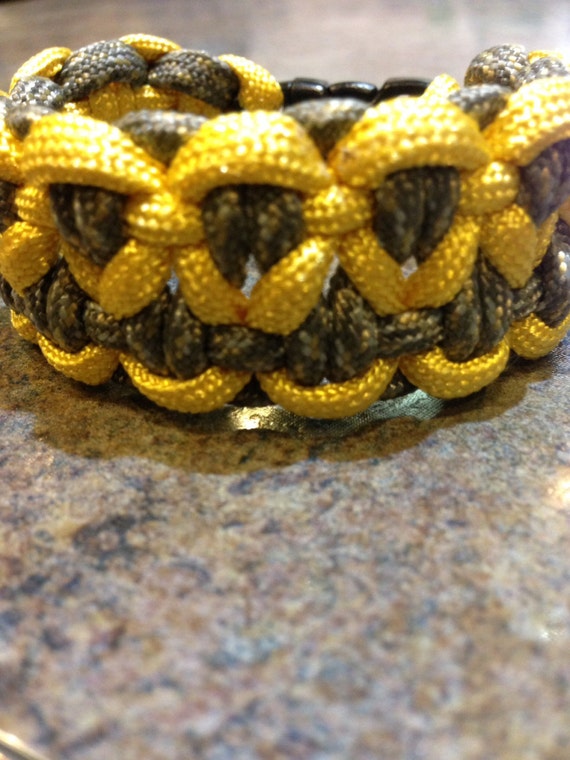 Yellow Ribbon Paracord Bracelet