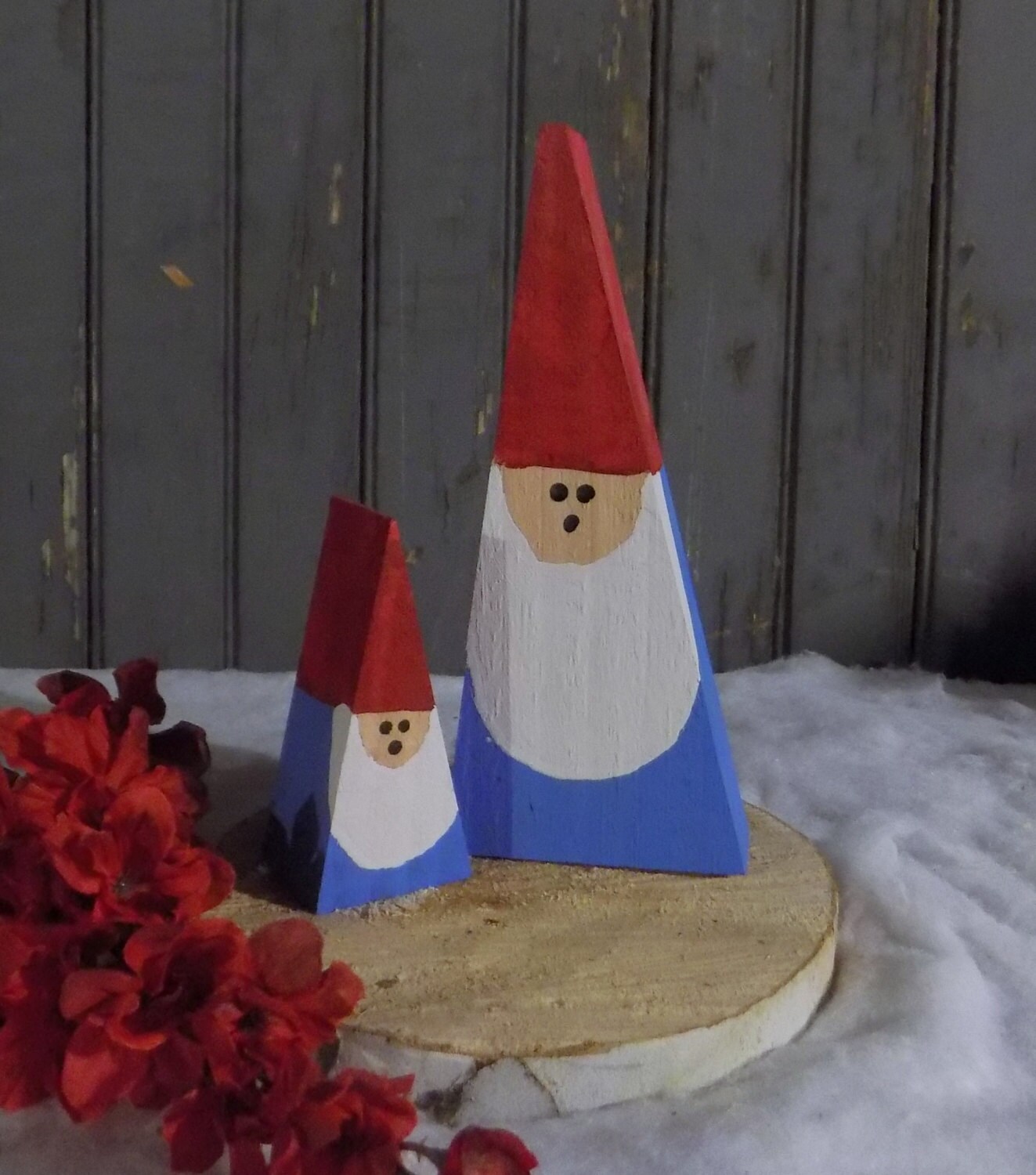 Reclaimed Wood Gnome Wooden Gnome Rustic Home by GFTWoodcraft