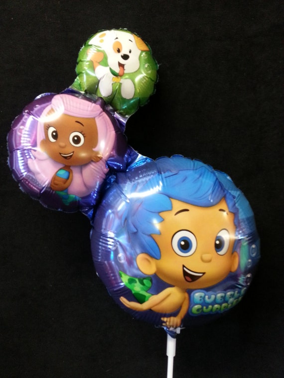 13 AirFilled Bubble Guppies balloon by BalloonDoctor on Etsy