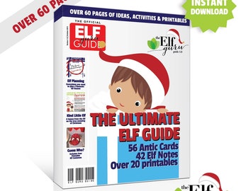 Elf on a Shelf Printable, Elf on the Mantle Shelf Elf Printables, Elf Guide, 60+ pages // Printable Kit // INSTANT DOWNLOAD // C-U04 ZZ6