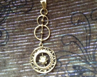White Gold Edwardian Pendant