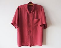 red silk button down shirt mens red silk button down shirt mens