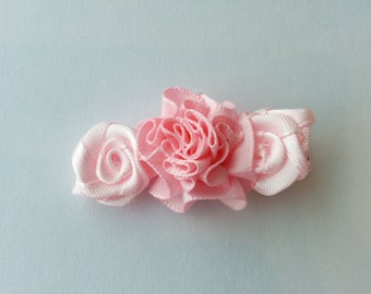 Items similar to Shabby Flower Hair Clip, Baby Hair Clip, Toddler Hair ...