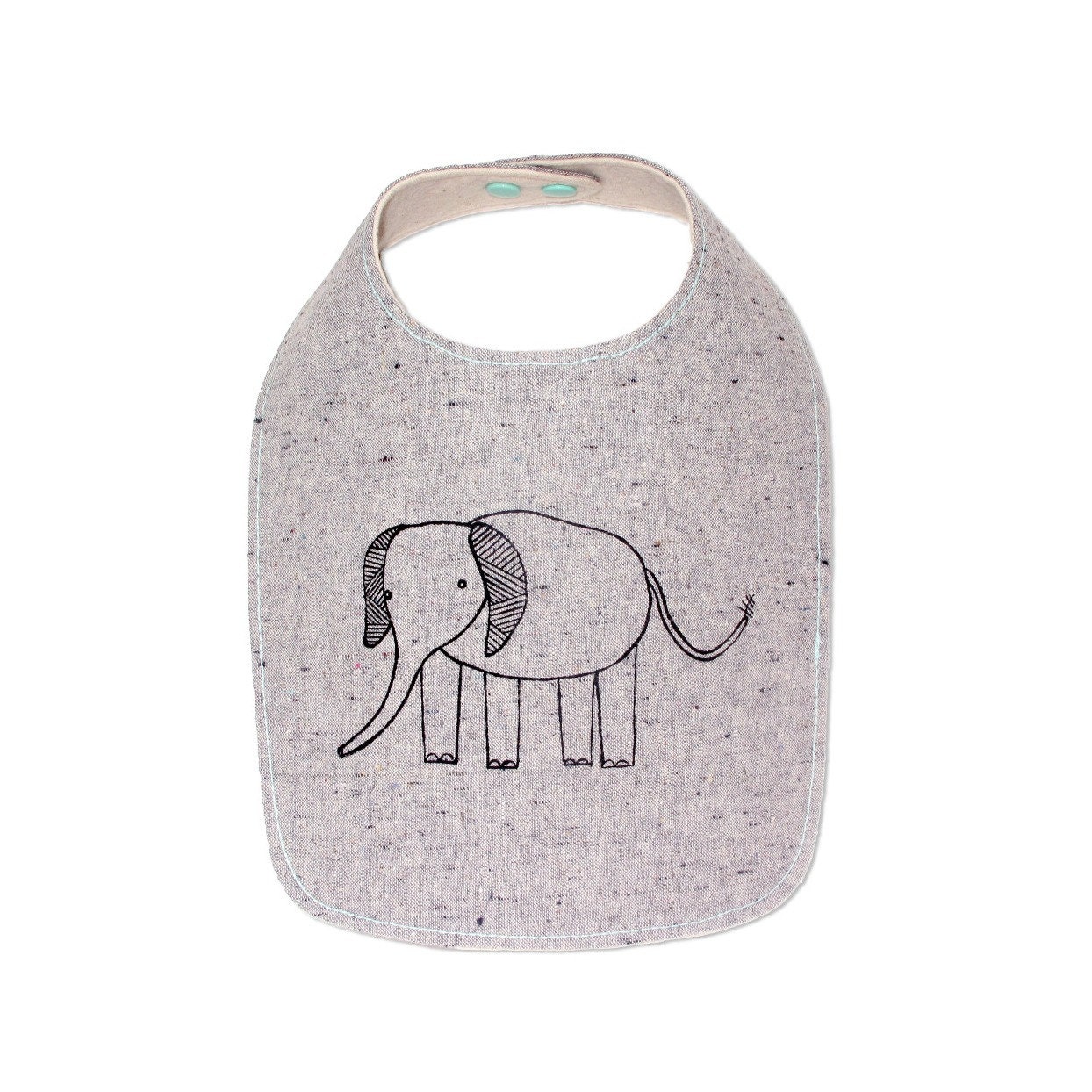Bib Organic baby bib Baby bib elephant by downhomeamy on Etsy