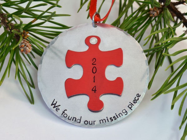 adoption christmas ornament puzzle piece christmas tree adoption christmas ornament puzzle piece christmas tree
