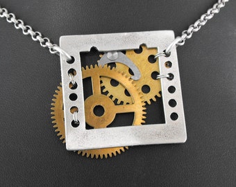 Steampunk Film Necklace - Capturing Imagination On Film by COGnitive Creations