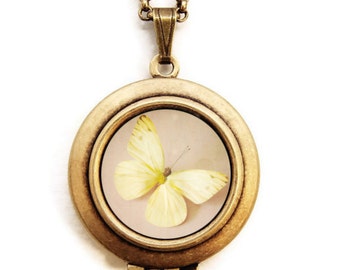 I Dream Of Sunshine - Photo Locket Necklace - Collaboration with SusannahTucker