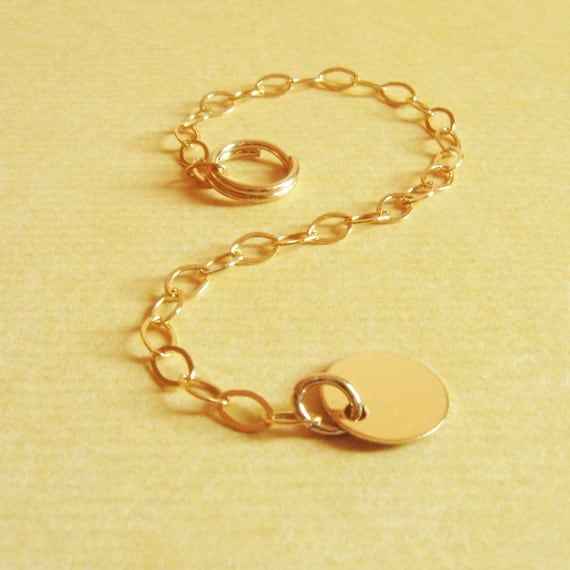 14k GoldFilled Necklace Extender Long Extension Chain with