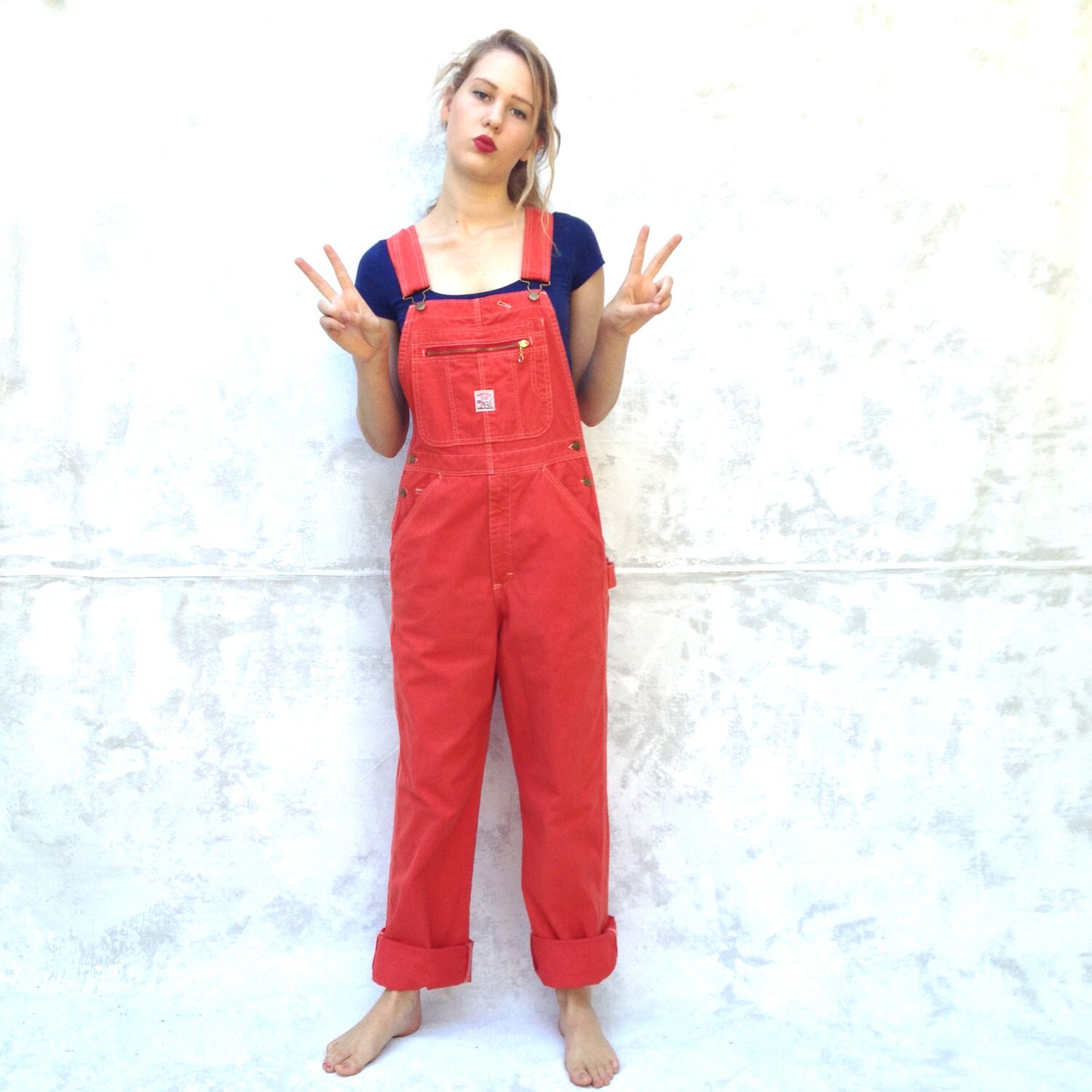 Overalls Pointer Denim Bib and Brace Dungarees Men's