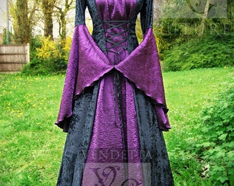 Items similar to Steampunk Wedding Dress. Regency Gown. Empire Gothic ...