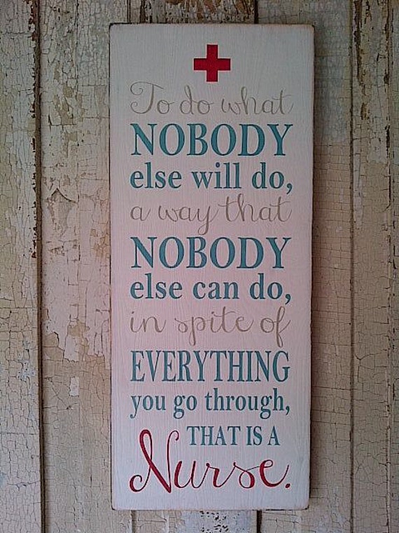 That is a Nurse wooden sign by Dressingroom5