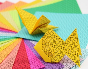 origami tessellation square puff
