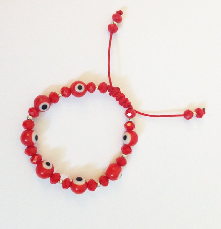 Baby evil eye bracelet baby protection by EmelyRoseBoutique