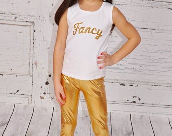 gold disco pants
