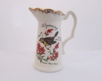 Wyoming Collectable Souvenir Pitcher